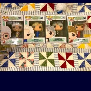 Golden girls funkopop set with protective cases(4)